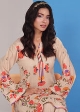 Working Women By Schick Digital Printed Lawn 2 Piece Unstitched Suit SDH25WWV3 DP-01